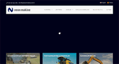 Desktop Screenshot of neonmakine.com.tr